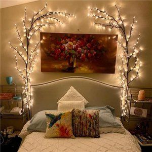 SET OF 2 Vines for Room Decor Christmas Decorations Home Decor Artificial Plants
